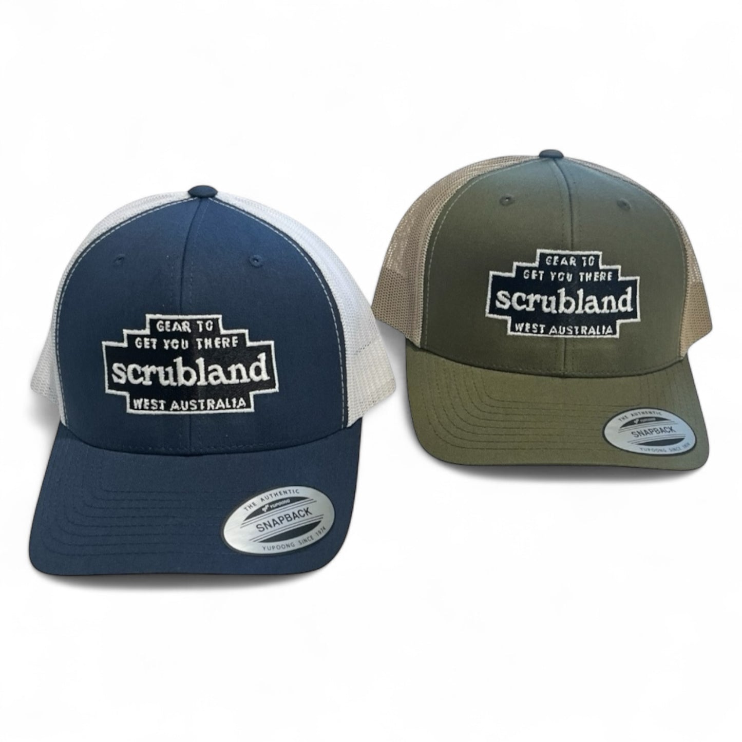 Scrubland Cap Blue/White