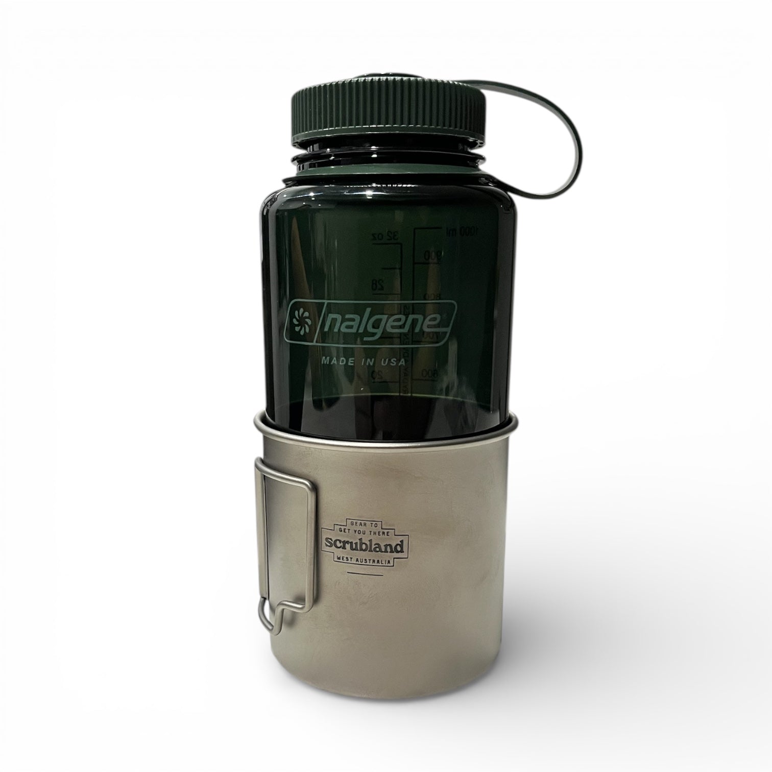 Nalgene/Titanium mug combo