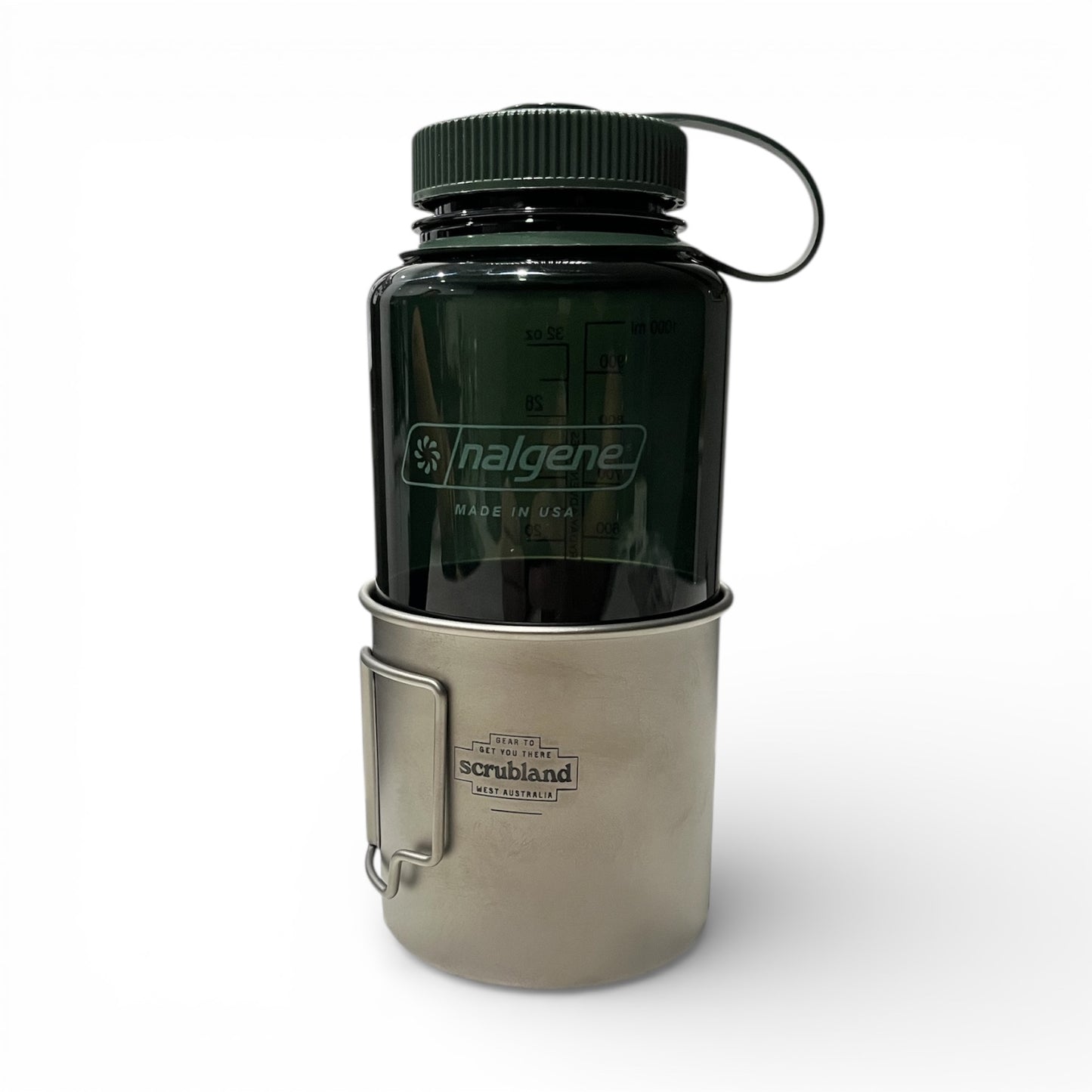 Nalgene/Titanium mug combo